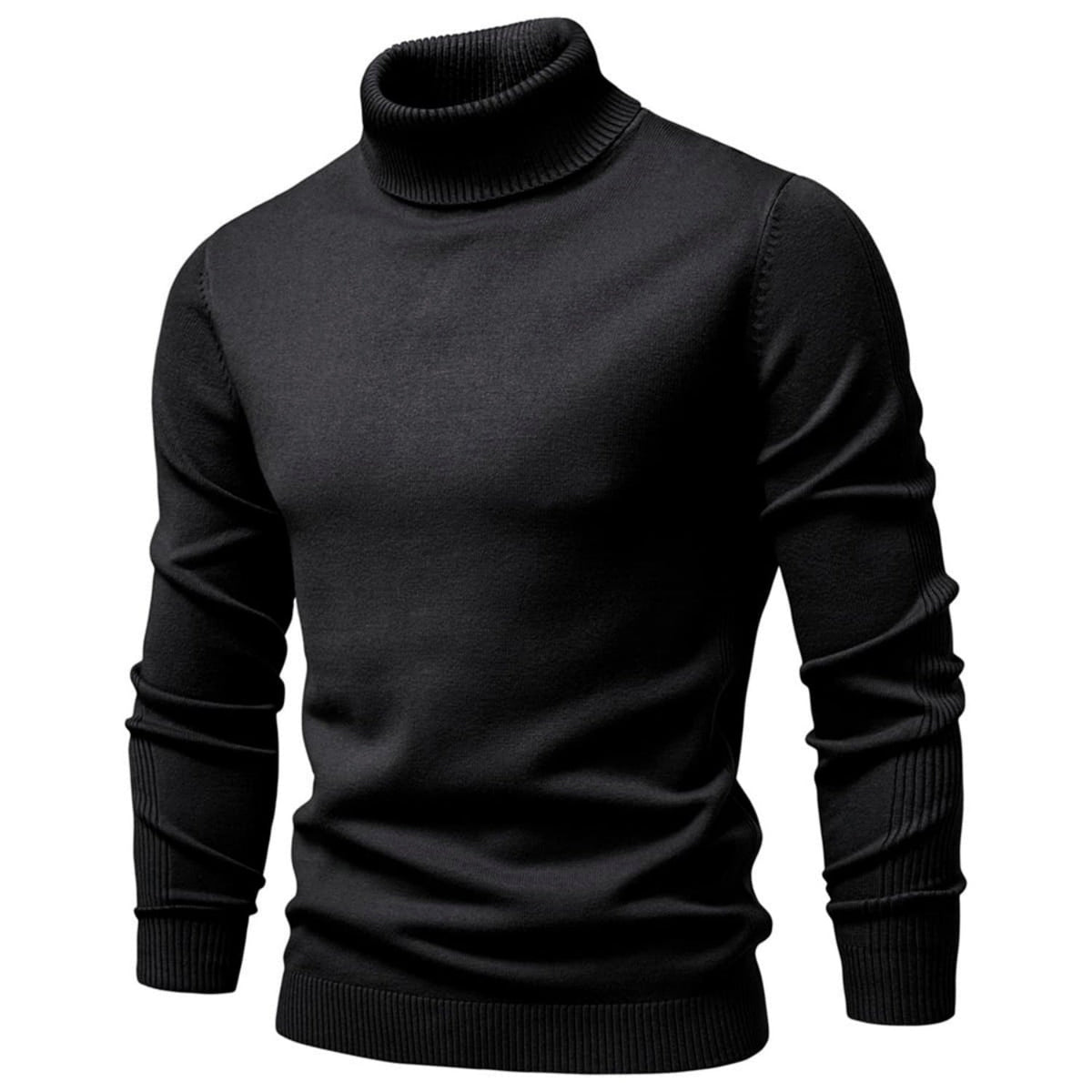 Men's Classic Knit Turtleneck Sweater