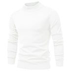 Men's Mock Neck Knit Pullover Sweater