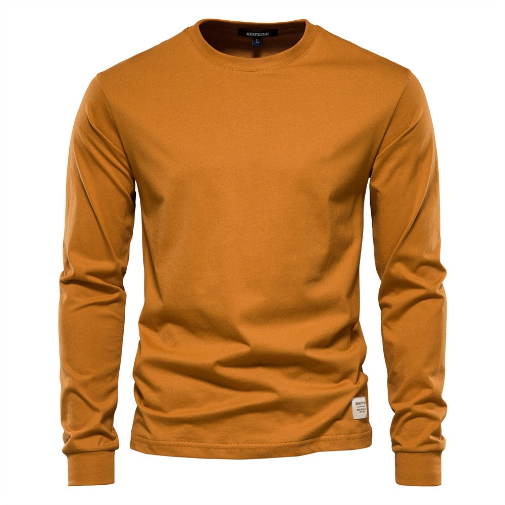 Men's Classic Crewneck Long Sleeve T-Shirt