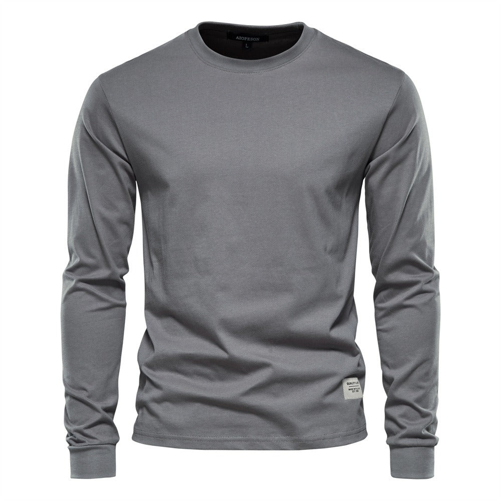 Men's Classic Crewneck Long Sleeve T-Shirt
