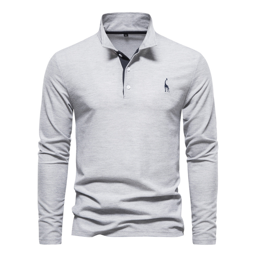 Classic Long Sleeve Polo Shirt