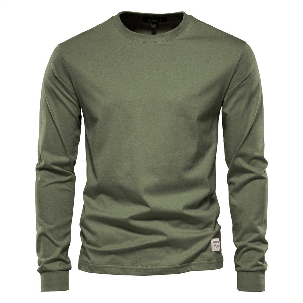 Men's Classic Crewneck Long Sleeve T-Shirt