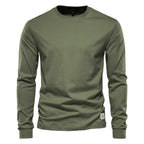 Men's Classic Crewneck Long Sleeve T-Shirt