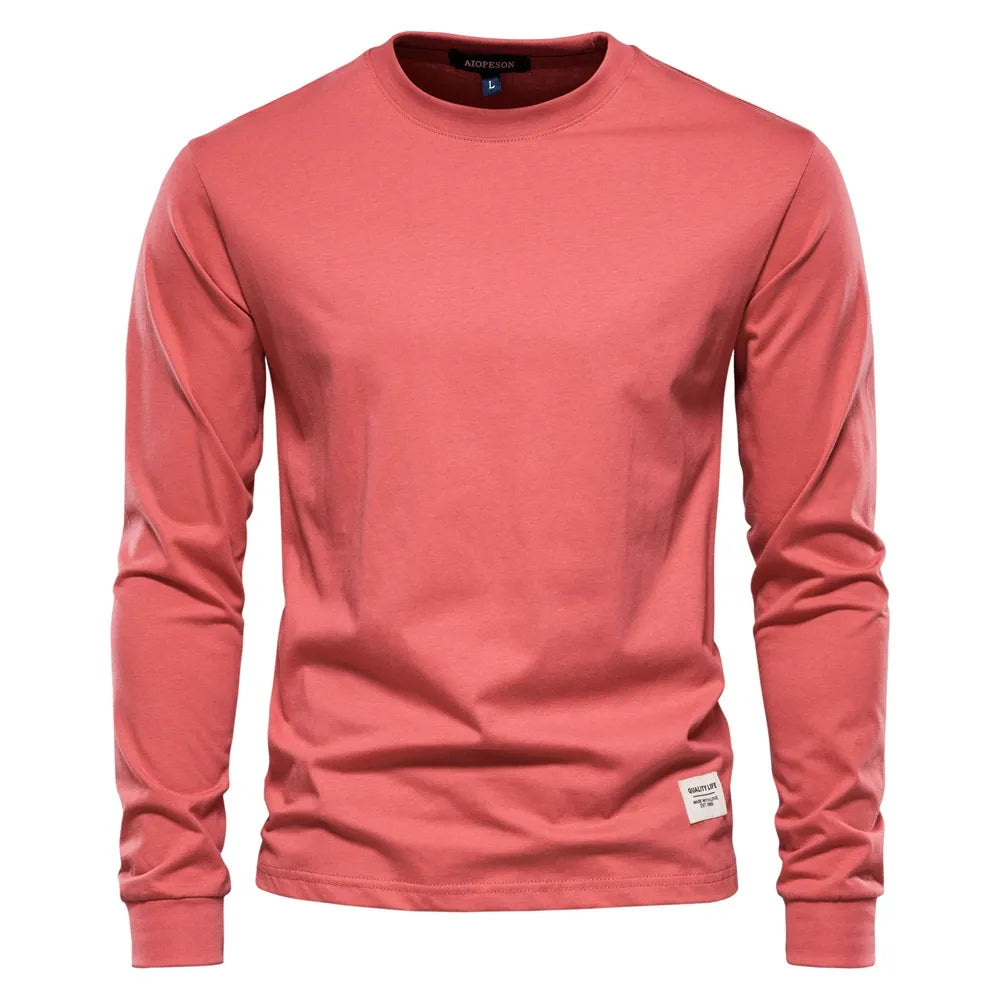 Men's Classic Crewneck Long Sleeve T-Shirt