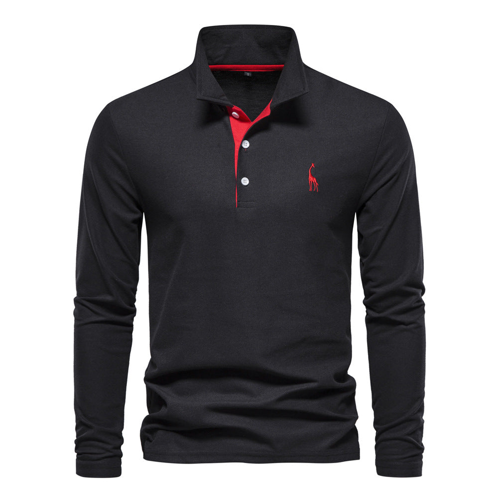 Classic Long Sleeve Polo Shirt