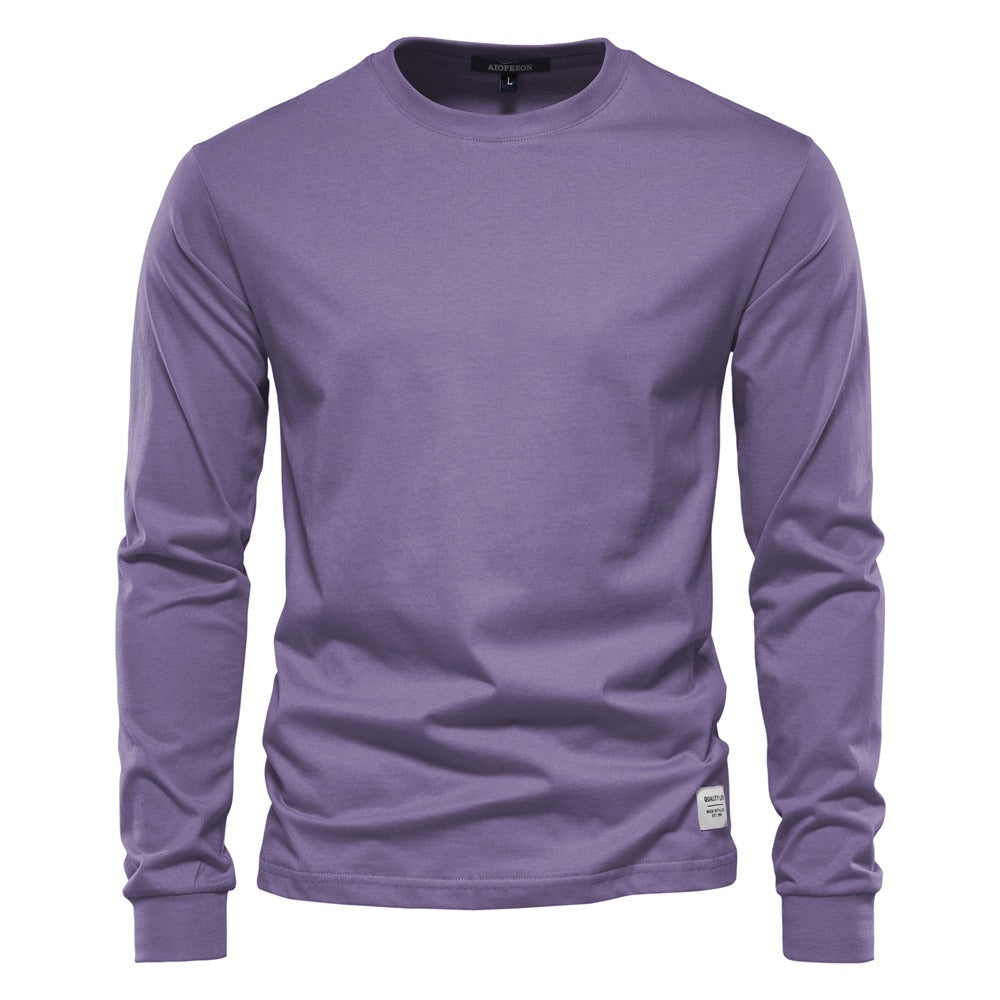 Men's Classic Crewneck Long Sleeve T-Shirt