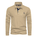 Classic Long Sleeve Polo Shirt