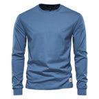 Men's Classic Crewneck Long Sleeve T-Shirt