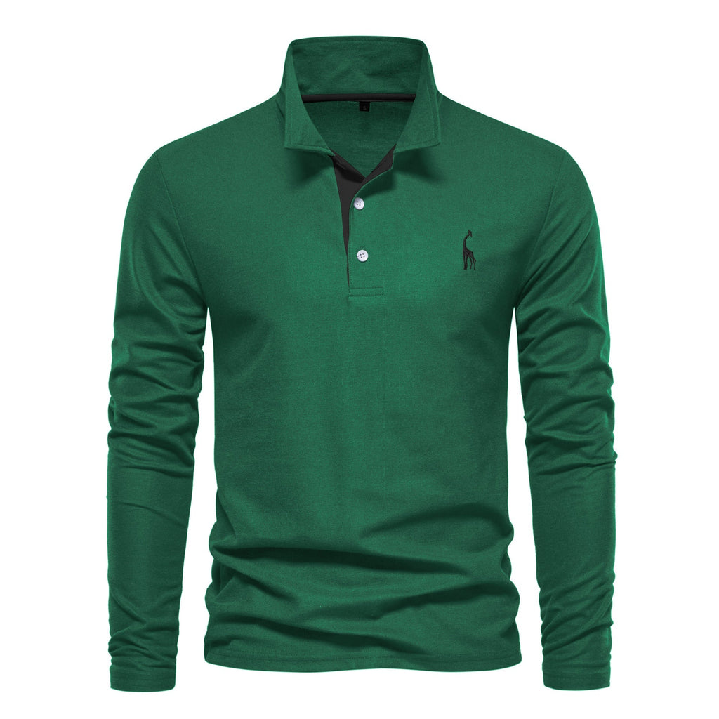 Classic Long Sleeve Polo Shirt