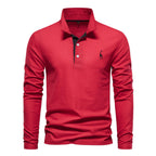 Classic Long Sleeve Polo Shirt