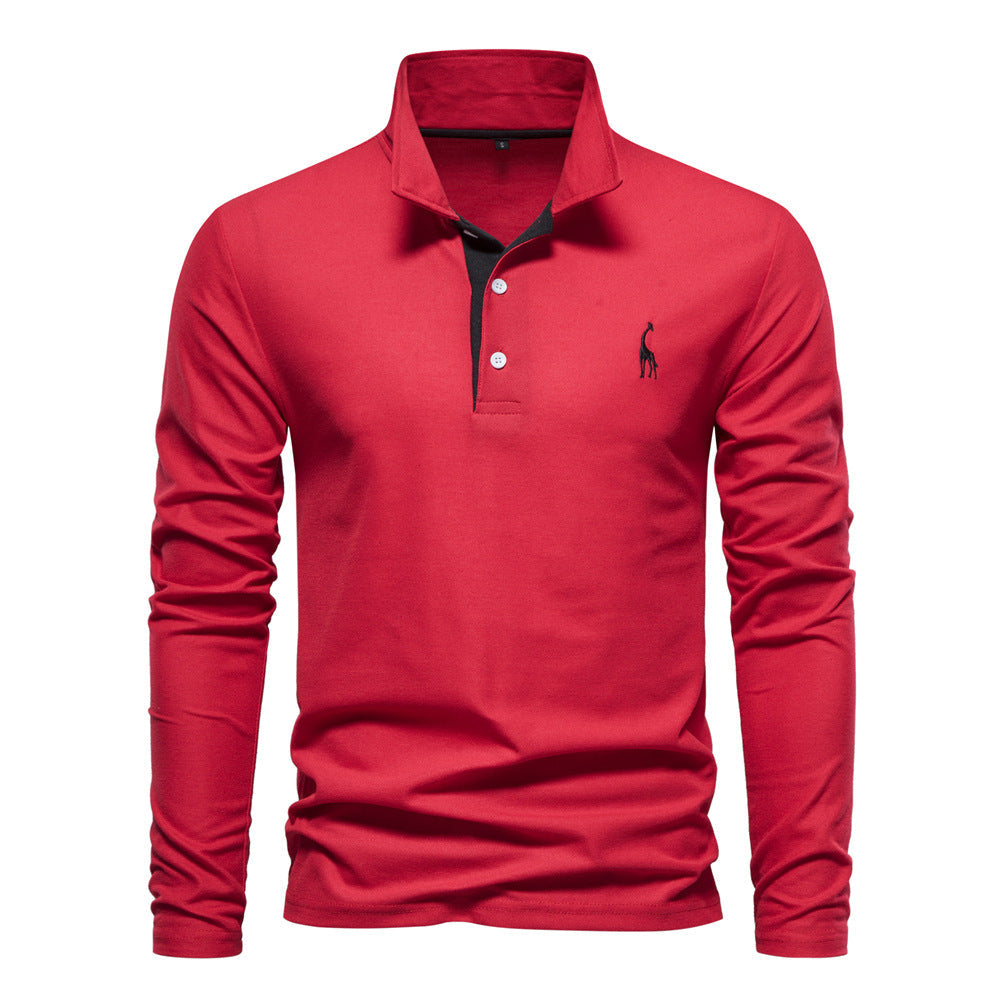 Classic Long Sleeve Polo Shirt