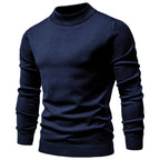 Men's Mock Neck Knit Pullover Sweater
