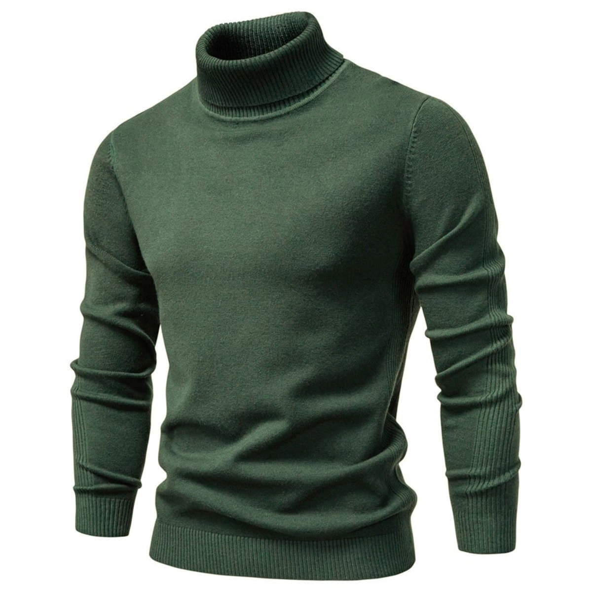 Men's Classic Knit Turtleneck Sweater