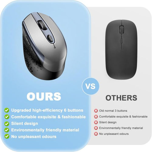 Slim Electroplated 2.4G Wireless Silent Mouse