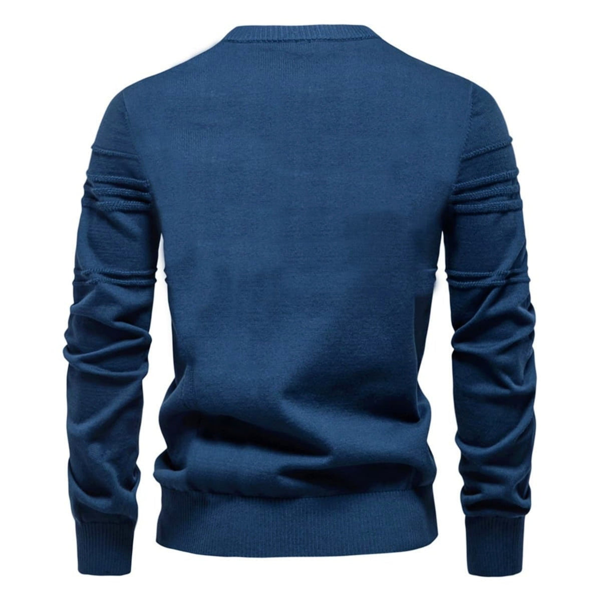 Men's Crosshatch Knit Crewneck Sweater