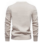 Men's Crosshatch Knit Crewneck Sweater