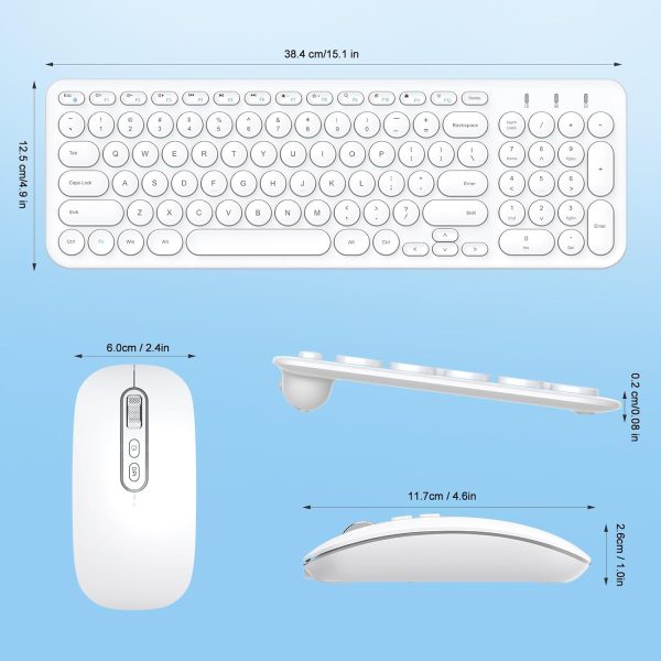 2.4G Wireless Rechargeable Keyboard & Mouse Combo