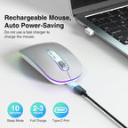 Dual Mode RGB Rechargeable Wireless Mouse