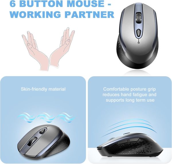 Slim Electroplated 2.4G Wireless Silent Mouse