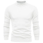 Men's Mock Neck Knit Pullover Sweater