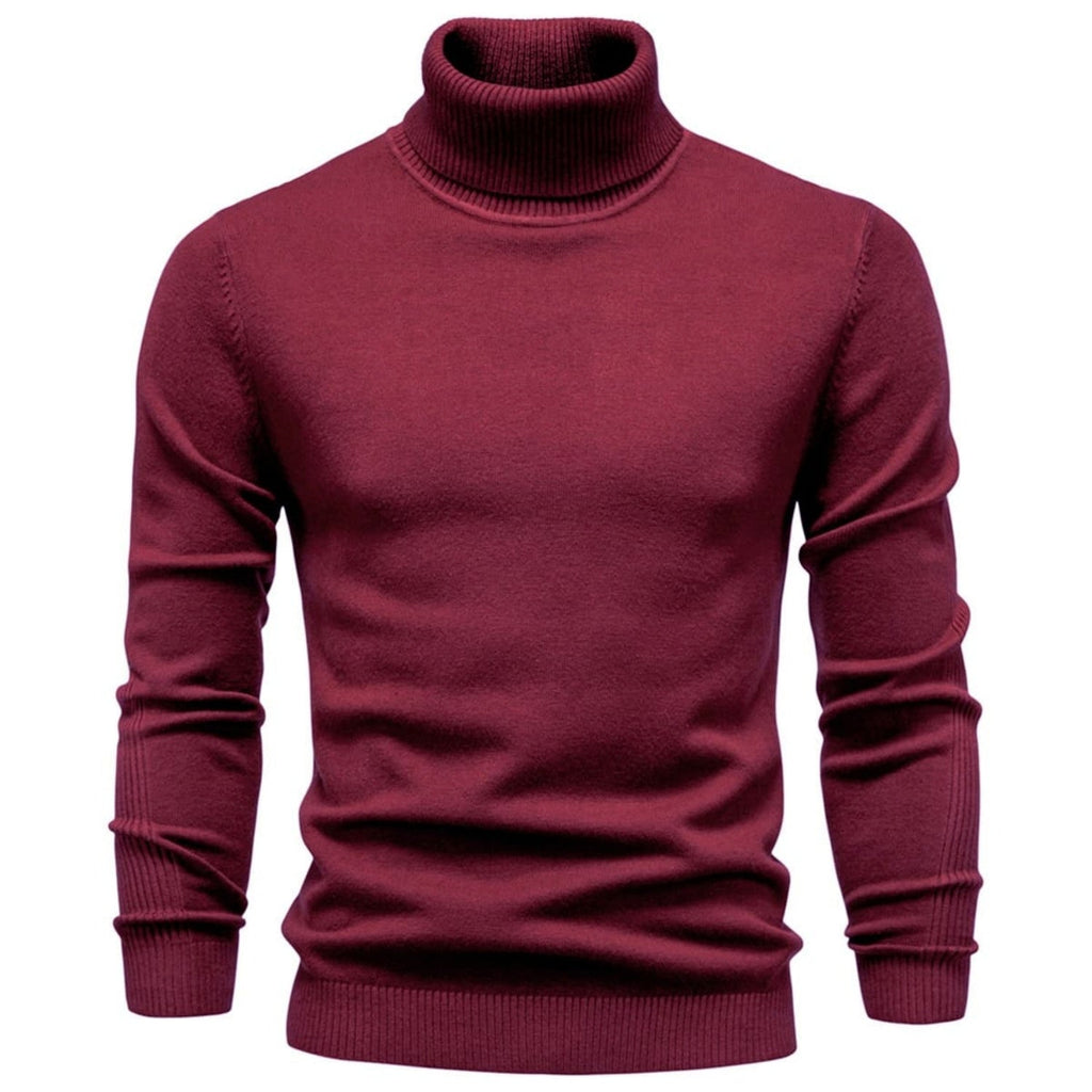 Men's Classic Knit Turtleneck Sweater