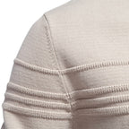 Men's Crosshatch Knit Crewneck Sweater