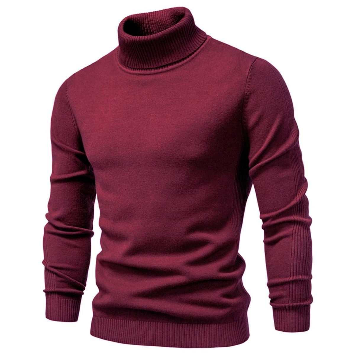 Men's Classic Knit Turtleneck Sweater